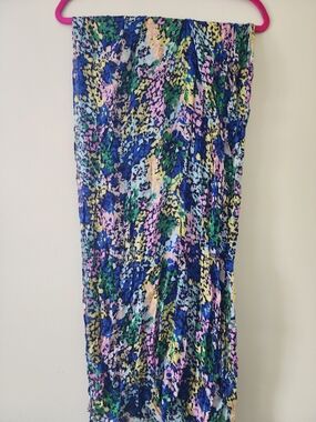 J. Crew Multi-Color Floral Scarf